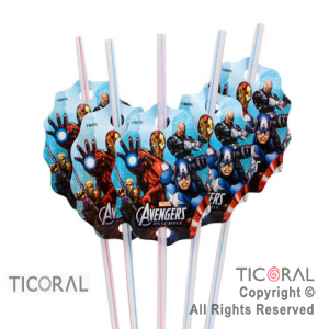 AVENGERS SORBETE FIGURA x 6